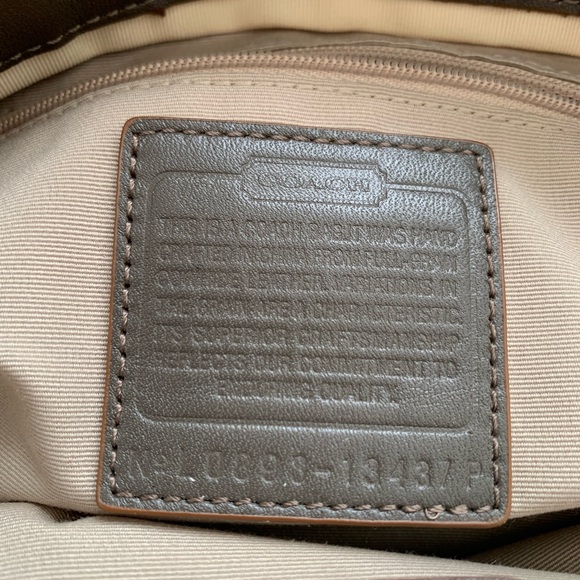 Coach Taupe Handbag & Wallet - Picture 8 of 10